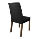 Ver mais imagens de Conjunto Sala de Jantar Mesa Tampo de Vidro 6 Cadeiras Rustic/preto/oxford Geórgia Madesa