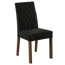 Ver imagem 7 de Conjunto Sala de Jantar Mesa Tampo de Vidro 6 Cadeiras Rustic/preto/oxford Geórgia Madesa