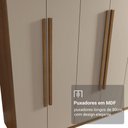 Ver imagem 7 de Guarda-Roupa Casal 8 Portas Batentes Saturno Madesa