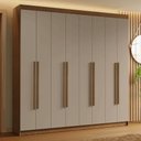 Ver imagem 1 de Guarda-Roupa Casal 8 Portas Batentes Saturno Madesa