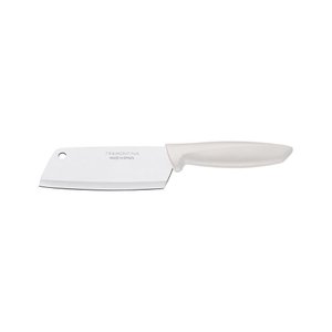 Cutelo Tramontina Plenus com Lâmina em Aço Inox e Cabo de Polipropileno Off White 5" Tramontina