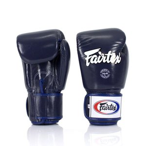 Luva de Boxe e Muay Thai Couro Fairtex Azul 10 Oz