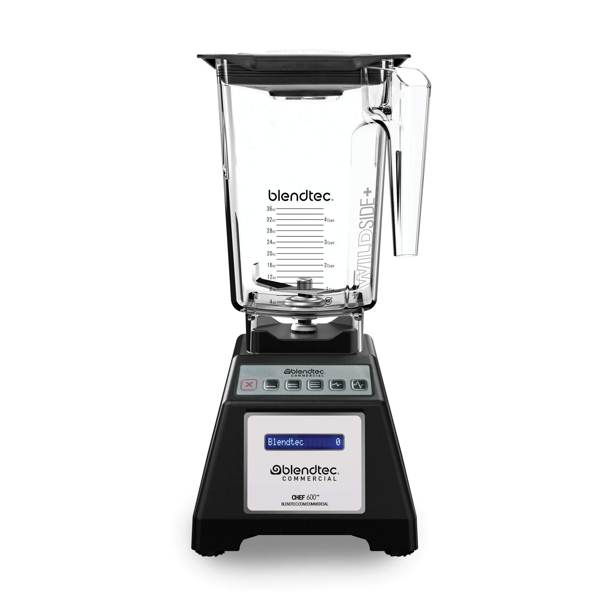 Blendtec Chef 600 Wildside+ Preto - Liquidificador Profissional com Jar