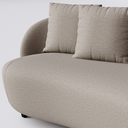 Ver imagem 5 de Sofá 4 Lugares Living Fixo Mônaco 2,80m em Chenille:castor