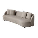 Ver imagem 1 de Sofá 4 Lugares Living Fixo Mônaco 2,80m em Chenille:castor