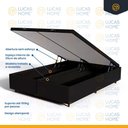 Ver imagem 3 de Cama Box Baú com Colchão de Molas Ensacadas Ultra Spring Anjos Queen 158cm