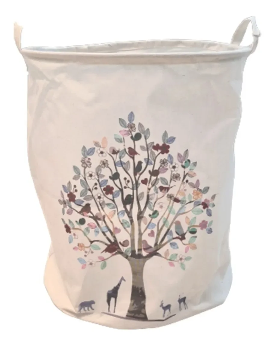 Ver imagem 1 de Cesto De Roupa Suja Árvore Lona 50 X 45