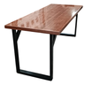 Conjunto de Mesa Jantar 200x80 Melissa com 8 Cadeiras Marrom - Preto - 11