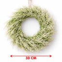 Ver imagem 3 de Guirlanda Branco Artificial Enfeite Parede Porta Flores 30cm