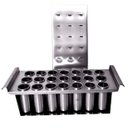 Ver imagem 2 de Forma Picoleteira Redondo 21 Cavidades Alumínio 2 Un