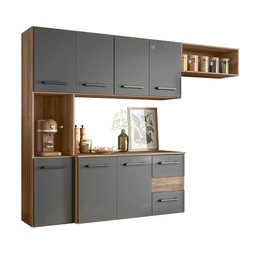 Cozinha Compacta Suspensa 7 pts 2 gavetas Juliete Nicioli - 1