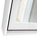 Ver imagem 4 de Espelho Decorativo com Moldura Dupla Empório do Adesivo Moldura Branca 40x60cm