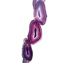 Ver imagem 2 de Móbile Sino Dos Ventos Chapa de Ágata Roxo 65 Cm Decoração