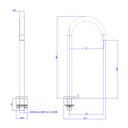 Ver imagem 4 de Bica Média Deca You 1791.BL104.MT Redonda de Bancada Black Matte