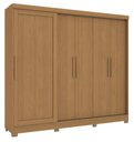 Ver imagem 4 de Guarda Roupa Casal 245cm 5 Portas 4 Gavetas com Pés Cb03n564 Kappesberg