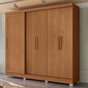 Ver imagem 1 de Guarda Roupa Casal 245cm 5 Portas 4 Gavetas com Pés Cb03n564 Kappesberg