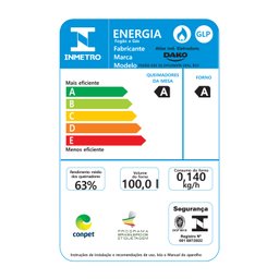 Fogão 5 Bocas Dako Preto Vidro Espelhado e Timer Digital Biv - 8