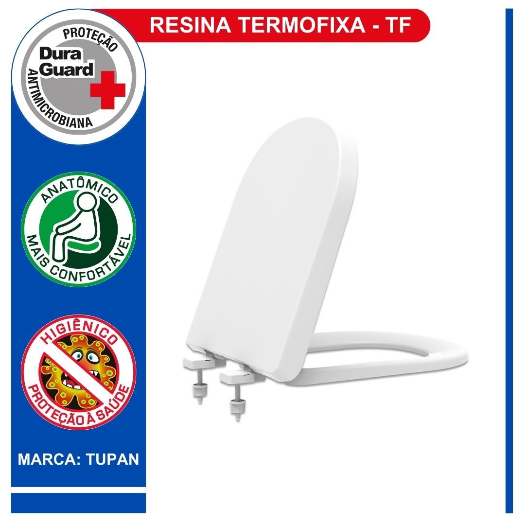 Assento Deca Vogue Plus Soft Close Termofixo Tupan:branco - 5