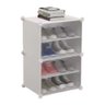 Armario Modular Organizador Guarda Roupa Sapateira Brinquedos Multifuncional Desmontavel 4 Prateleir - 1