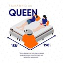 Ver imagem 7 de Conjunto Box Baú Branco Mali Bege Molas Ensacadas Queen 158x198x77 - King House