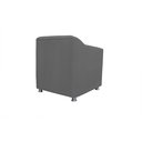 Ver imagem 2 de Poltrona Decorativa Tilla Suede Cinza - Belliv Decor
