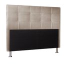 Ver imagem 3 de Kit Cabeceira e Calçadeira Baú King 1,95m Roma Suede Bege - Pallazio