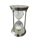 Ver imagem 1 de Ampulheta Decorativa - Base Metal- 15 Minutos 15min. - 17cm