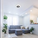 Ver imagem 6 de Plafon Nordecor Kote 2757 C/ 60cm 24w 3000k Pt/br Led Bivolt