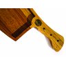 Petisqueira Cutelo em Madeira Teca de Reflorestamento 25x12x2 Cm - 3