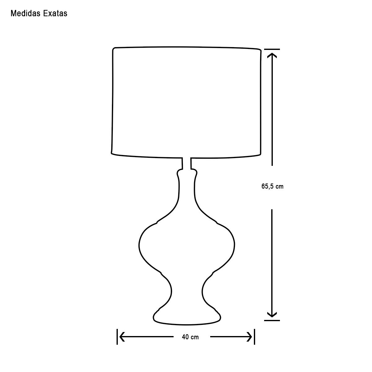 Abajur Grande para Sala de Cerâmica Medieval Verde Lúpulo com Cúpula de Tecido - 2