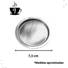 Kit Reparo Funil Filtro e Borrachas para Cafeteira Italiana / Moka de Alumínio - 9 Xícaras - 4
