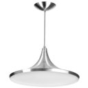 Ver imagem 1 de Luminária Pendente Chapeu Sala Jantar Escovado