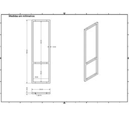 Nicho Branco Prateleira Suspensa Teto Sala Branca 60cm - 4
