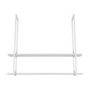 Ver imagem 1 de Nicho Branco Prateleira Suspensa Teto Sala Branca 60cm