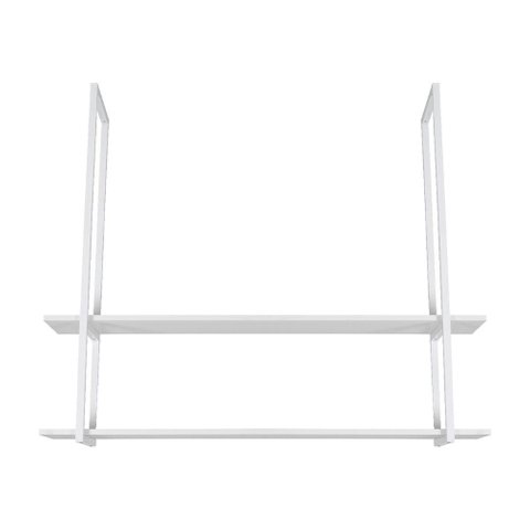 Nicho Branco Prateleira Suspensa Teto Sala Branca 60cm