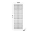 Ver imagem 4 de Guarda-Roupa Modulado Reflecta 2 Portas com LED e Prateleiras 100% MDF Cairo Branco/Neve