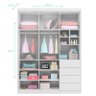 Berço Multifuncional Cleo com Guarda Roupa Blenda Branco Acetinado – Phoenix - 5