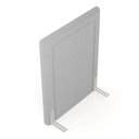 Ver imagem 5 de Cabeceira Cama Box Solteiro Alba 90cm com Frame Bouclé Cinza Claro - Desk Design