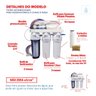 Filtro Desmineralizador Osmose Reversa 15 L/h 100gpd FDMA Filtros - 5