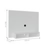 Painel para Tvs até 50 Polegadas Osasco Branco - 2