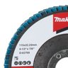 Flap Disco 115 Mm Grão Z80 Makita - 3