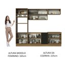 Ver imagem 7 de Cozinha Completa 270001 Com Armário E Balcão Rustic/Preto
