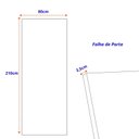 Ver imagem 3 de Folha de Porta de Madeira Maciça 210x80cm Lisa Jb Portas Curupixá