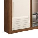 Ver imagem 4 de Guarda Roupa Casal 3 Portas Vitória com Espelho Panan Móveis