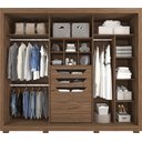 Ver mais imagens de Guarda Roupa Casal 3 Portas Vitória com Espelho Panan Móveis