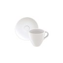 Ver imagem 1 de Kit 6 Xícaras de Café Expresso com Pires Tramontina Paola em Porcelana 95 ml
