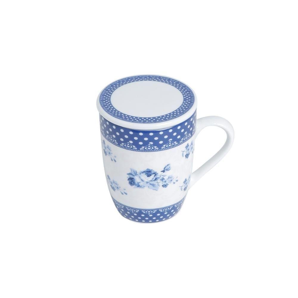 Caneca de Porcelana C/tampa e Filtro Elsa 310ml - 5