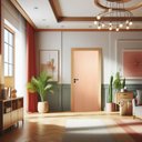 Ver imagem 1 de Folha de porta de Madeira Maciça 210x110cm Lisa Jb portas