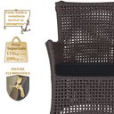 Ver imagem 5 de Jogo Sofá e 2 Poltronas de Área Igapó Alumínio Pintura Marrom Corda Náutica Estofado 12 Trama