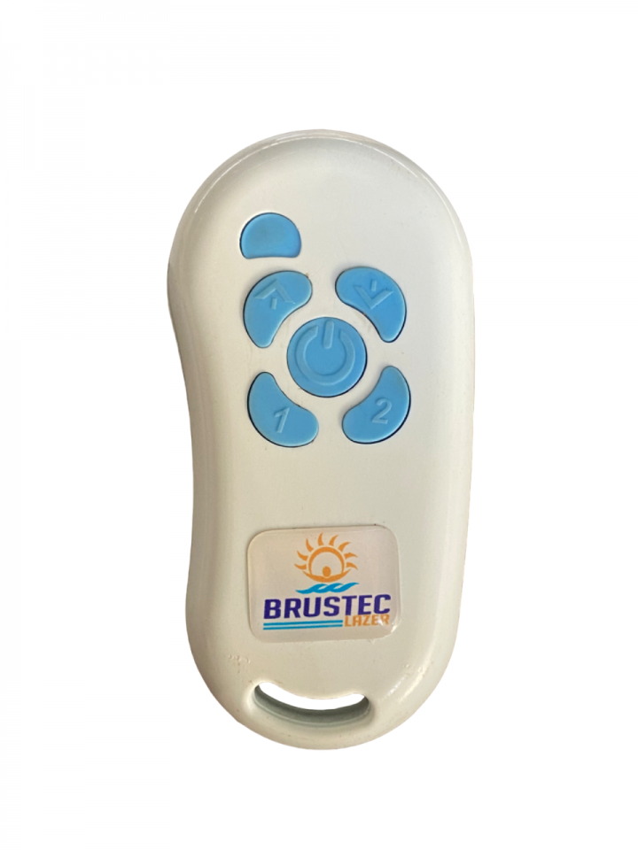 Controle Branco para Ativação e Troca de Função da Central Comando Led's Brustec